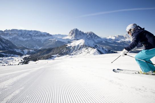 Skiing in Gröden