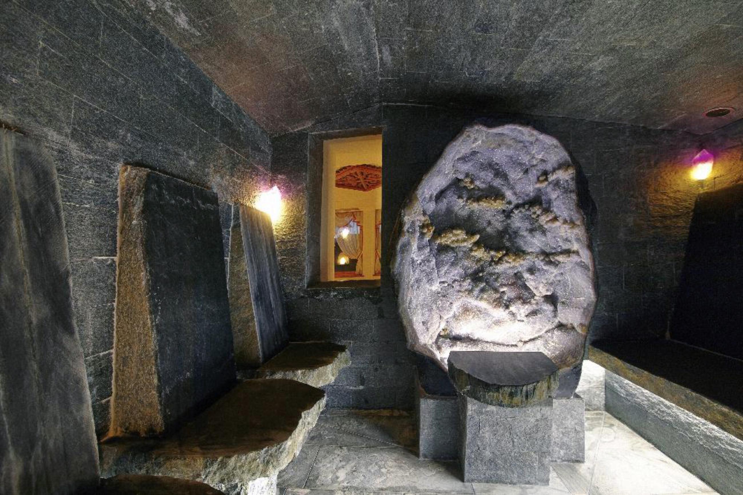 Ametystová parní sauna